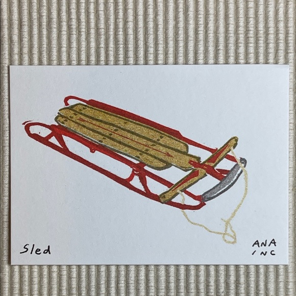 Anastasia Inciardi Sled - Mitten & Fondue Night Mini Prints - Picture 4 of 5